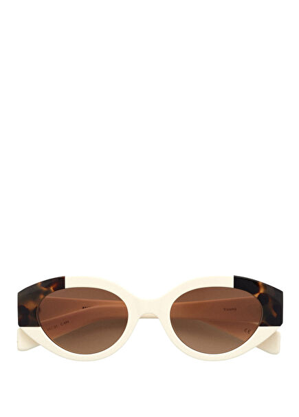 Young Beyaz Asetat Kadın Güneş Gözlüğü