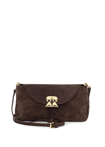 Rhea Kahverengi Kadın Süet Çanta