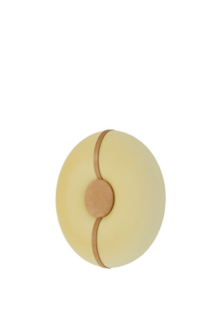 Bolina Naturel Cam Led Aplik Plafonyer 50 cm