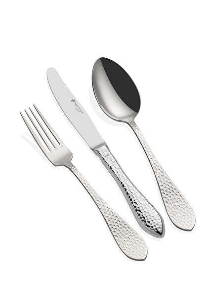 Stone Gri Çelik 84 Parça 12 Kişilik Çatal Kaşık Bıçak seti