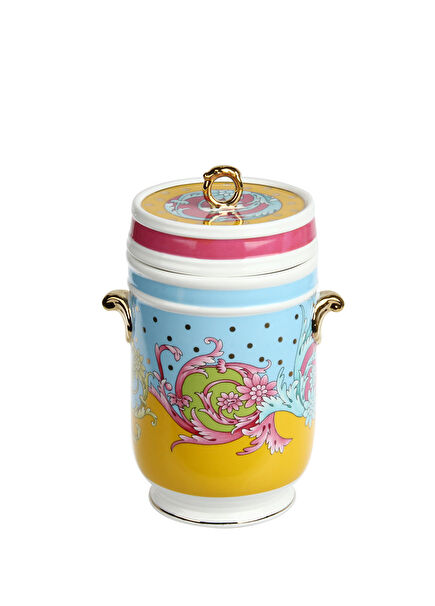Estelle Bone Porcelain Handle Jar 22cm