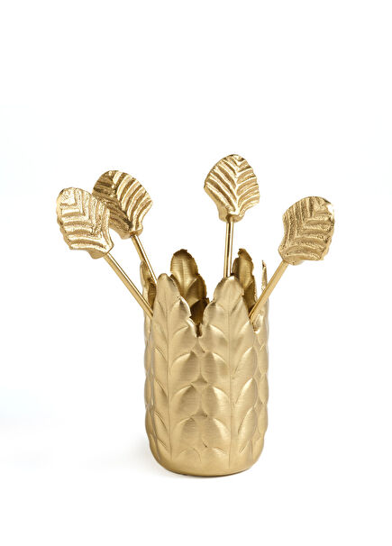 Tanda Gold Color Steel Cocktail Sticks Set