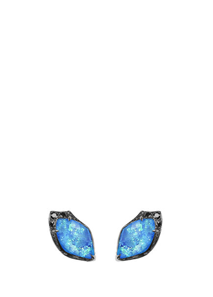 Pırlanta Detaylı Kadın Altın Küpe