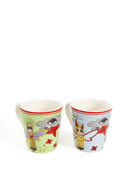 Mehmet Sinan Quran Angel Devil Mug Set