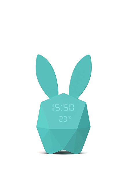 Turquoise Rabbit Lighting & Wall Clock