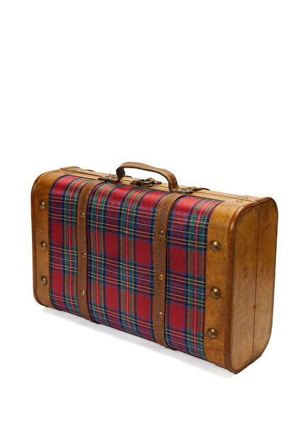 Green Red Wooden Christmas Ornament