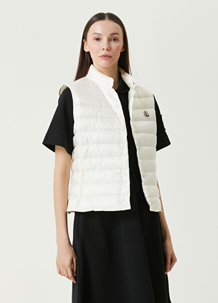 Liane Beyaz Puff Yelek