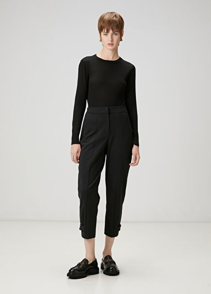 Black Scuba Jogger Pants