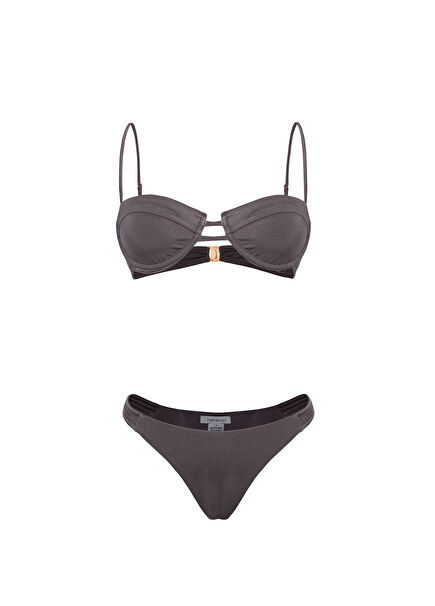 Pure Shadow Mink Women's Bikini Set