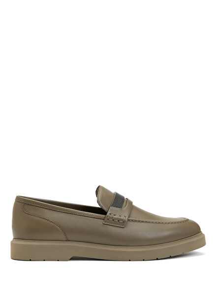 Mink Womens Leather Loafer