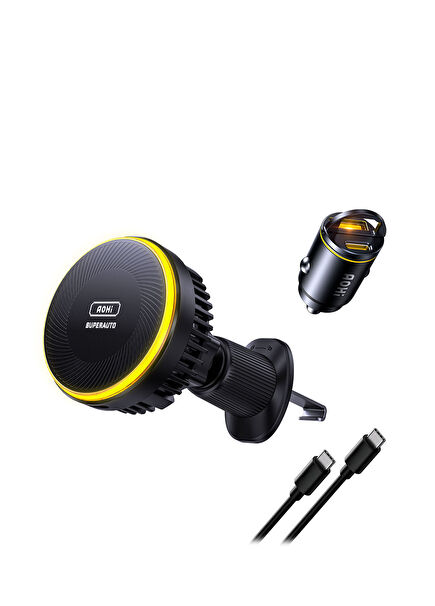 Superauto 45W In-Car Charging Self-Cooling Phone Holder