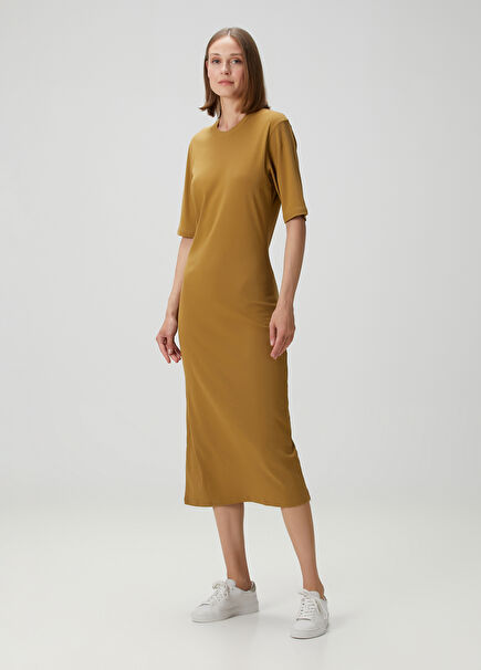 Mustard Midi Dress
