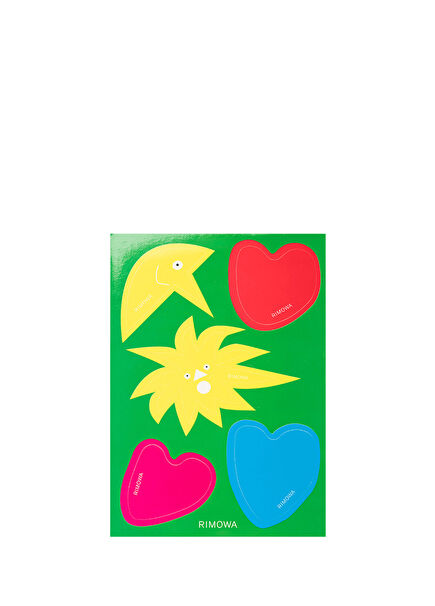 Multi-Colored 5-Piece Sticker Set