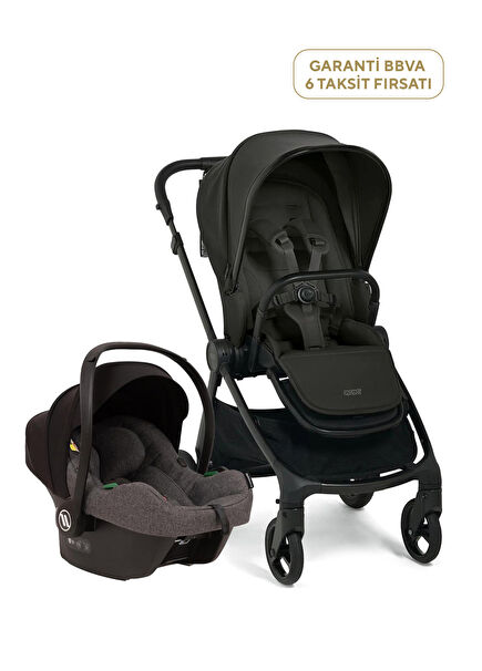 Vardo Grey Cosmo Noir Seyahat Sistem Bebek Arabası