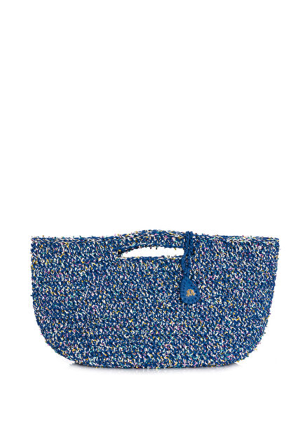 Capri Navy Blue Women's Beach Bag