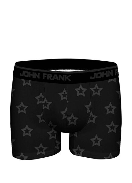 Siyah Baskılı Boxer