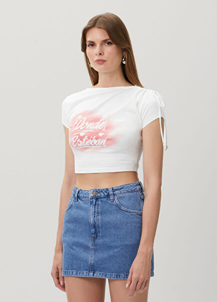 Bazurto Beyaz T-shirt
