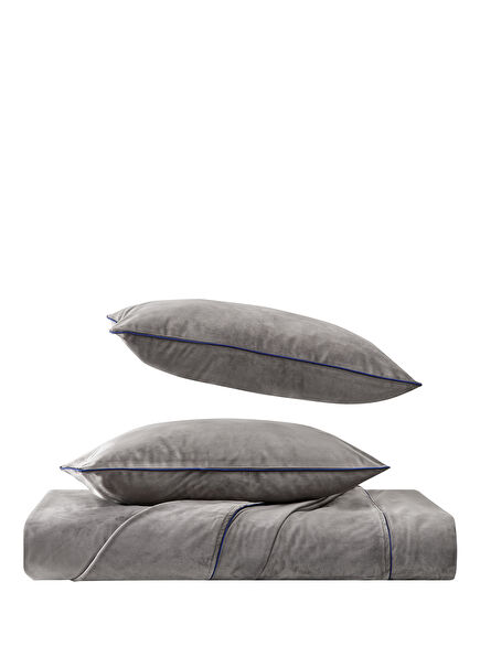 Velvet Grey Bedspread