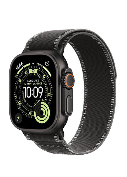 Watch Ultra 3 GPS + Cellular 49mm Siyah Titanyum Kasa ve Siyah/Kömür Trail Loop Akıllı Saat MF1D4TU/A - S/M