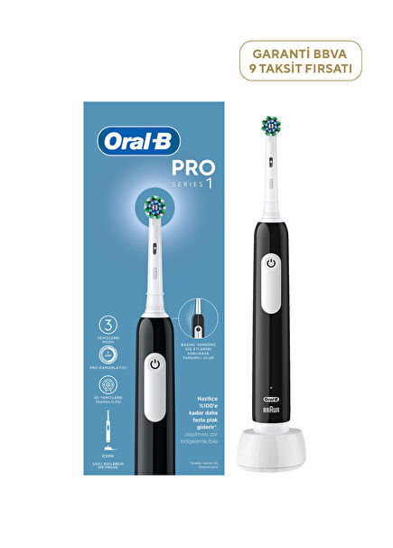 Pro Series 1 Siyah Şarjlı Diş Fırçası