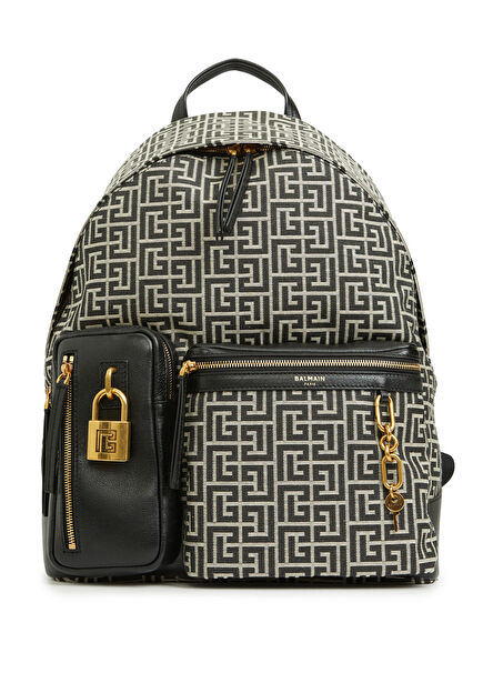 Black And White Men's Backpack
