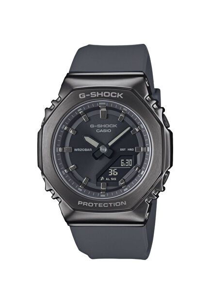 G-Shock GM-S2110B-8ADR Black Silicone Women's Wristwatch