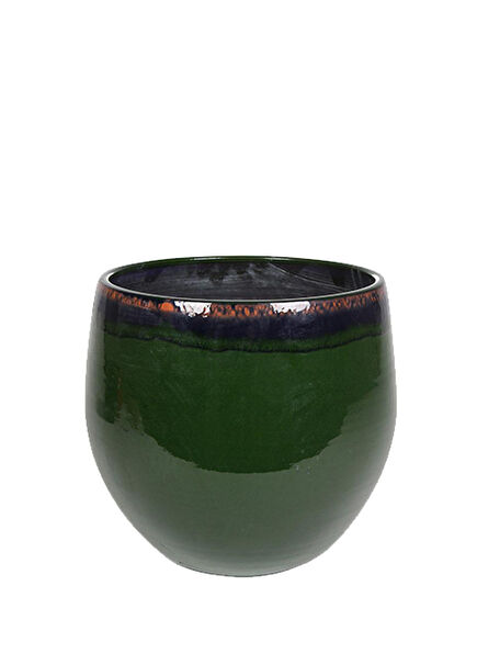 Charlotte Yeşil Seramik Saksı