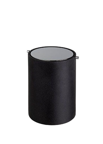 Siyah Krom Banyo Çöp Kovası 4 Lt
