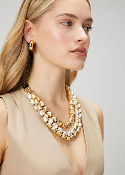 Gold Silver Women's Necklace