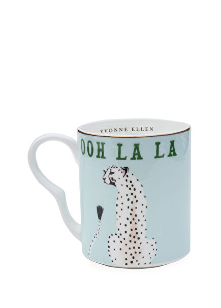 Animals Çita Baskılı Porselen Kupa