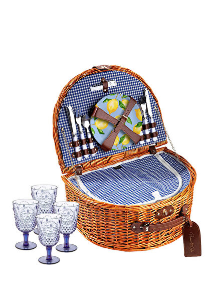 Sorbet Lemon Twist 4 Kişilik Piknik Sepeti