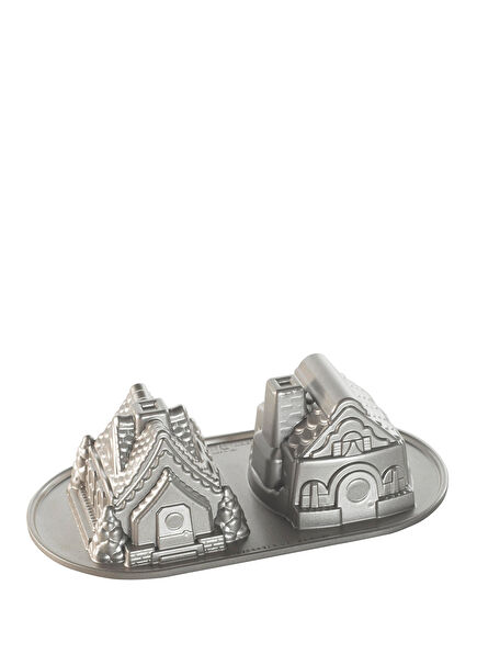 Ev Figürlü Alüminyum 2´li Kek Kalıbı