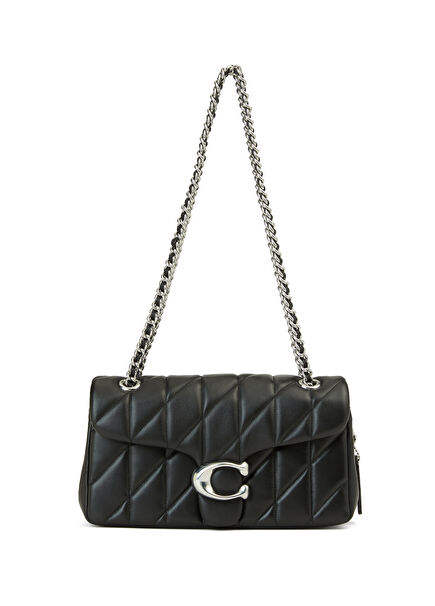Tabby Black Women's Leather Shoulder Bag