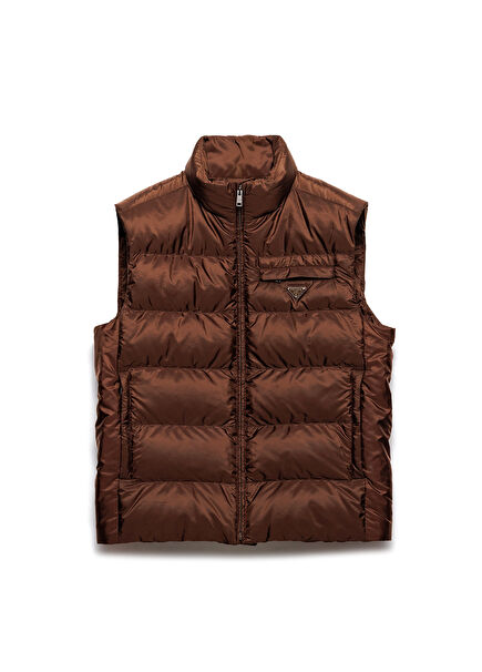 Brown Re-Nylon Men's Vest