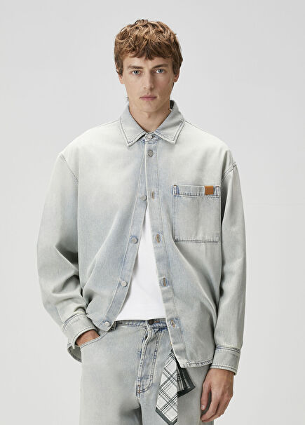 Keanu Light Blue Denim Shirt