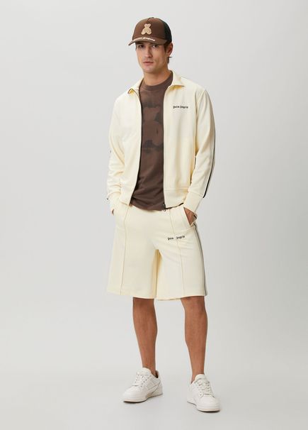 Ecru Jersey Shorts