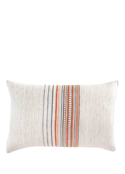 Lena Keten Bej Kırlent Kılıfı 35x55 cm