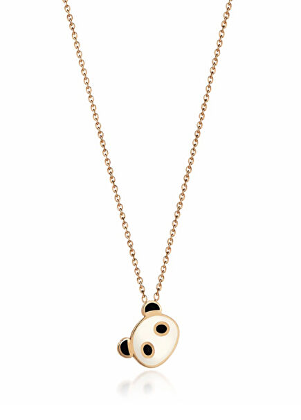Panda Necklace 14 Ayar Sarı Altın Kız Çocuk Kolye