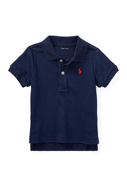 Lacivert Bebek Polo T-shirt