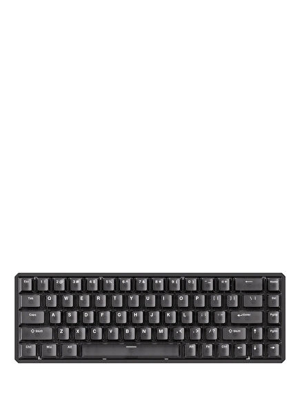 MOD68 HE Black Transparent 65% AstroAim Magnetic Switch 8K Hz Hall Effect Hotswap ARGB Wireless English Mechanical Gaming Keyboard