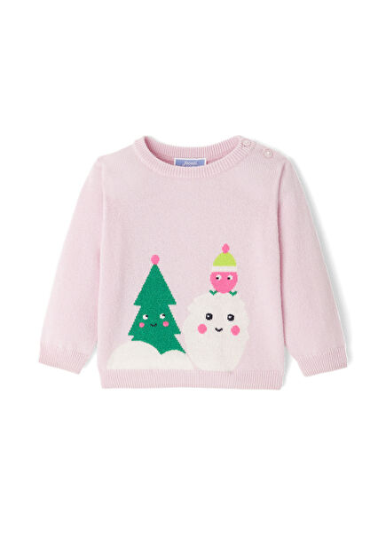 Pink Cashmere Baby Girl Sweater
