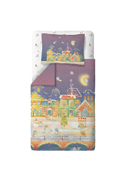 Little Wonderland Organik Pamuk Saten Bebek Çocuk Nevresim Takımı 160 x 220 cm