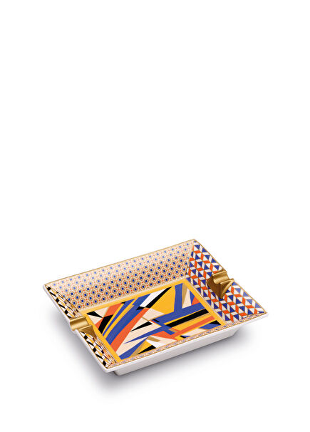 Living Colored Porcelain Ashtray