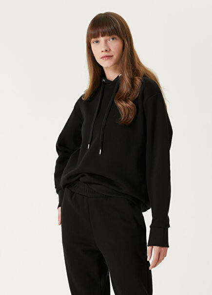 Black Hooded Sweatshirt