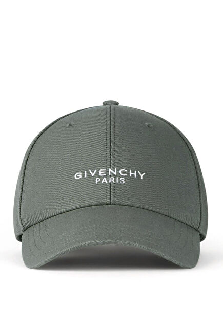 Khaki Embroidered Logo Men's Hat