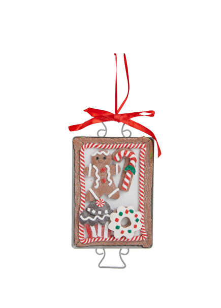 Gingerbread Detaylı Yılbaşı Süsü