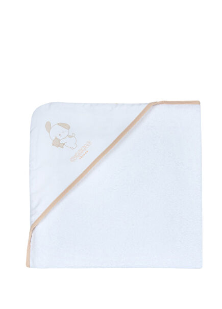 Light Blue Cotton Unisex Children's Terry Bathrobe