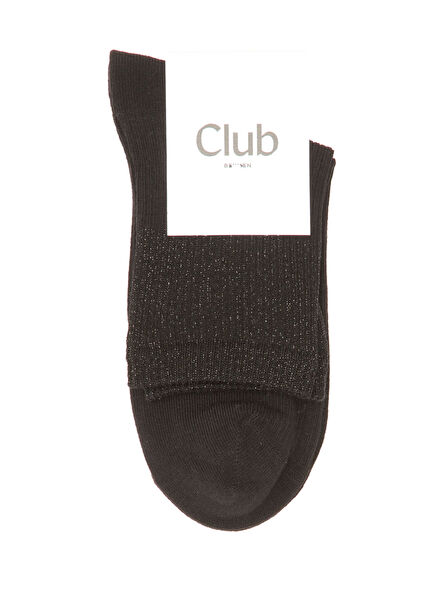 Black Glittery Women's Socks