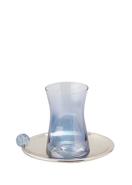 Bubble Saddlebag Glass Tea Cup