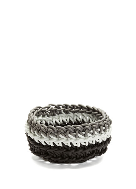 Classico Colorblocked El Yapımı Tığ İşi Sepet